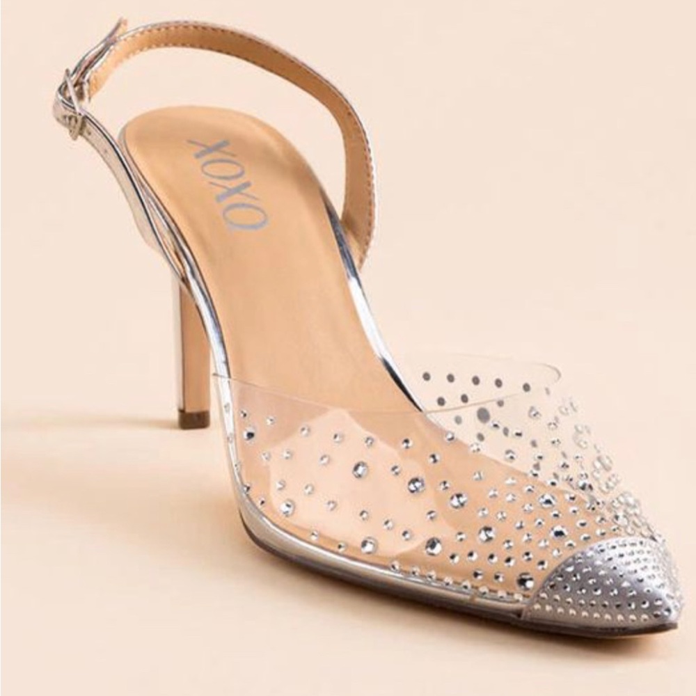 XOXO’s Women's Lilly Translucent Heels